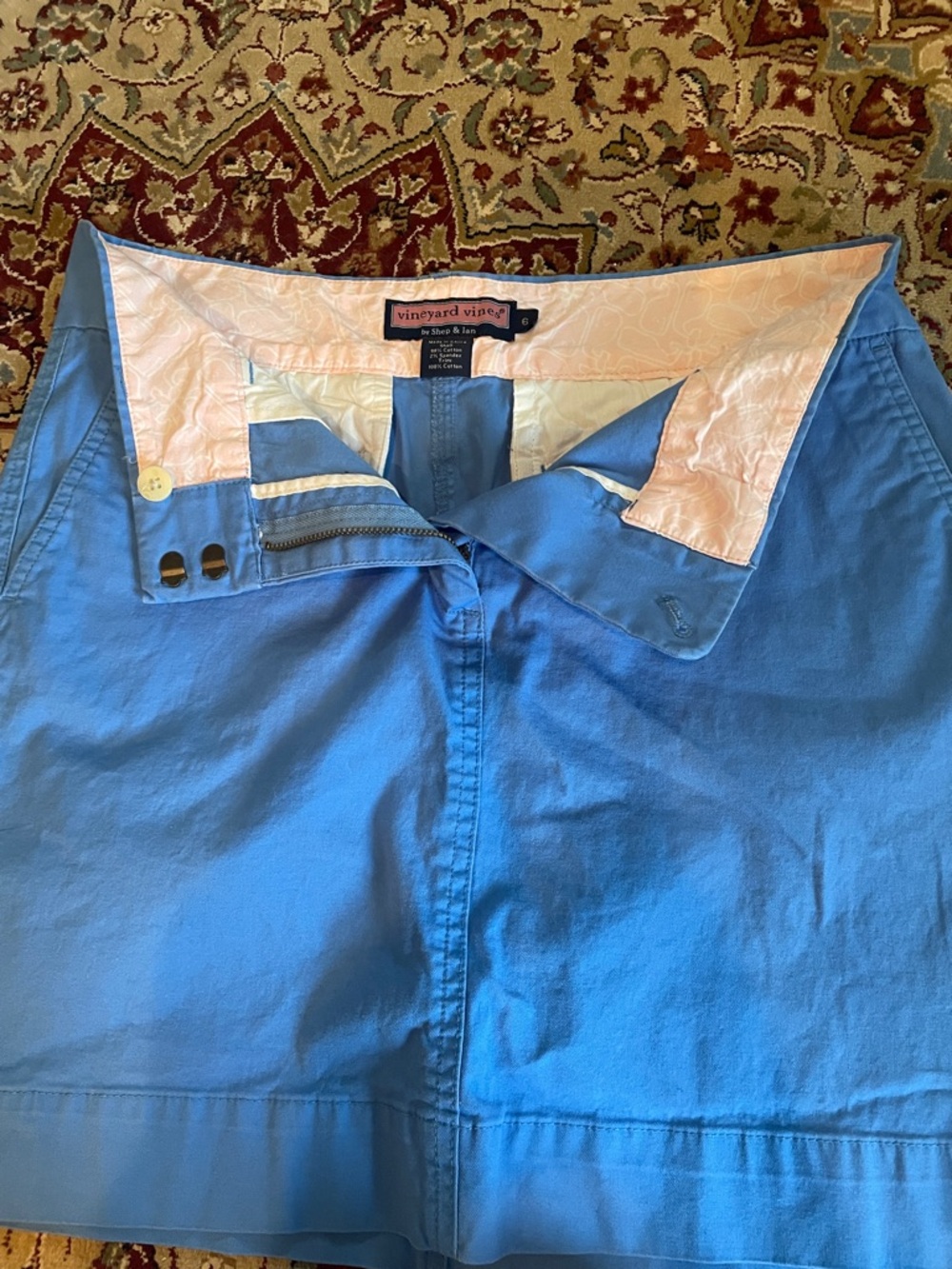 Vineyard Vines Bright Blue Pull-On Skort